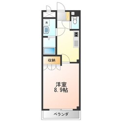 ディアコートの物件間取画像